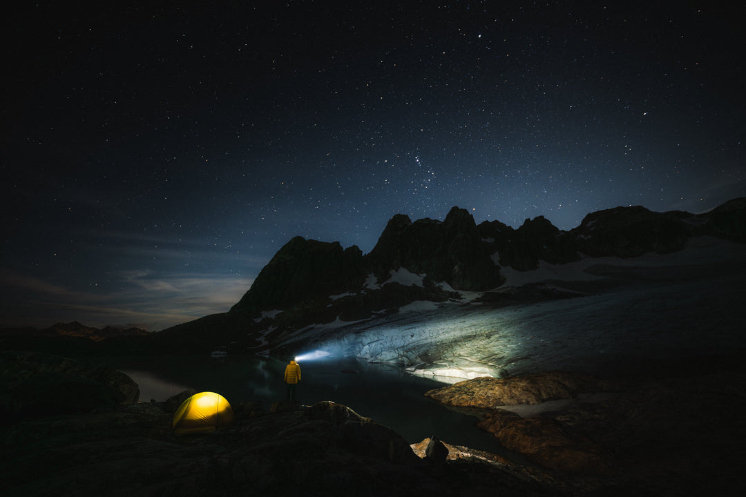 Zweibruder head torch lighting the outdoors - how many lumens guide