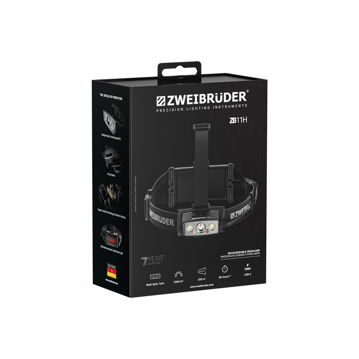 ZB11H Headlamp 2500lm