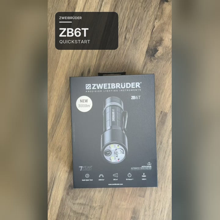 Zweibrüder ZB6T Torch 3000 Lumen